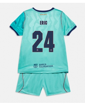 Billige Fotballdrakt Barcelona Eric Garcia #24 Replika Tredjedraktsett Barn 2026-27 Kortermet (med bukser)